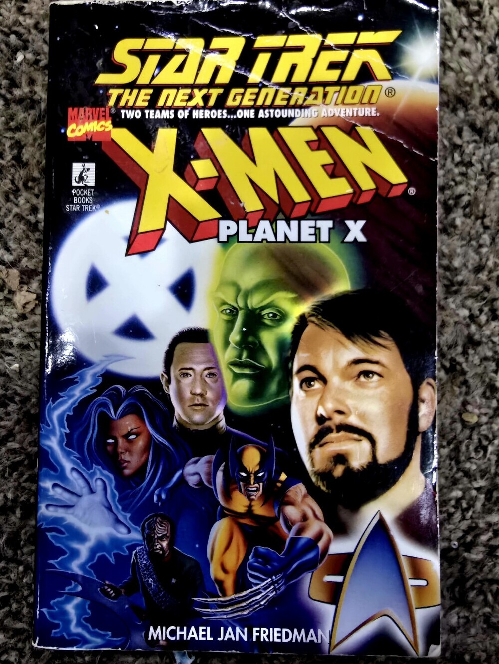 Planet X, a science fiction crossover between Star Trek: The Next Generation X-M